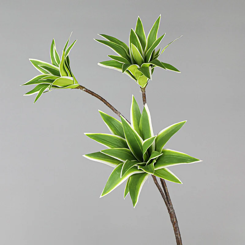 83 cm große künstliche Lilienpflanzen, Zweig, tropische Baumblätter, gefälschte Bambusblätter, fühlt sich echt an, Magnolienlaub für Zuhause, Hochzeit – Detail 6
