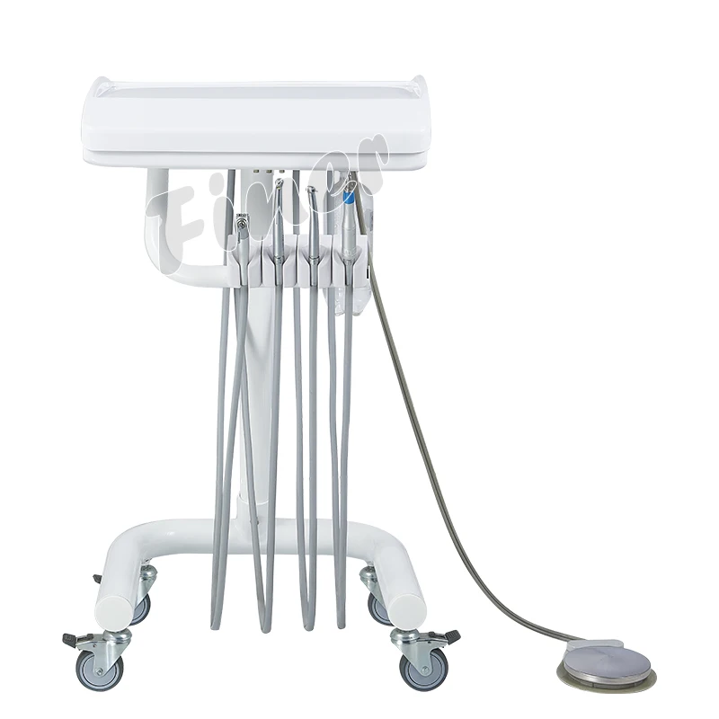 Por mobile den cart trolley unit Micromotor den scaler unit