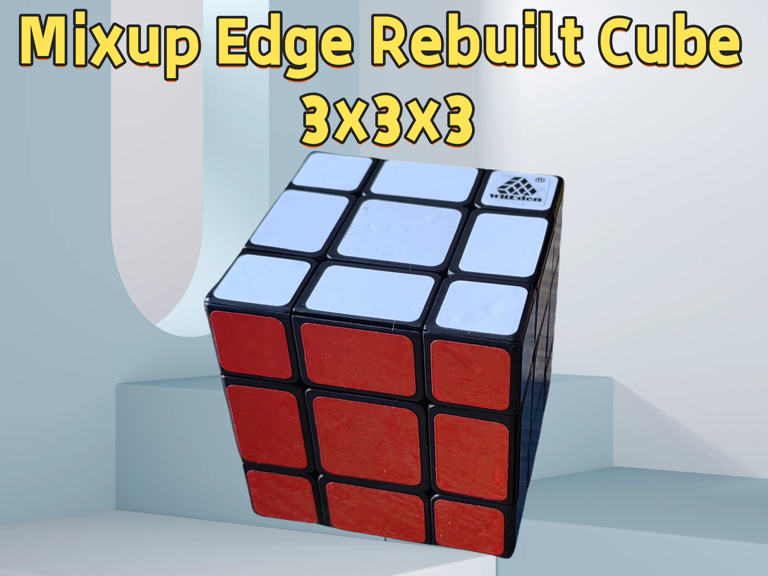 WitEden Mixup Edge Rebuilt Cube 3x3x3/3x3x4/4x4x3/4x4x4 Professional Speed Cube Puzzle Toys Children Gift