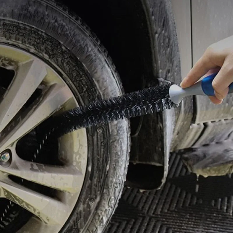 

Car Wash Long Handle Brush Multi-Function Engine Cleaning Brush Bendable Wheel Brush For Car Cleaning Tools Auto Detailing