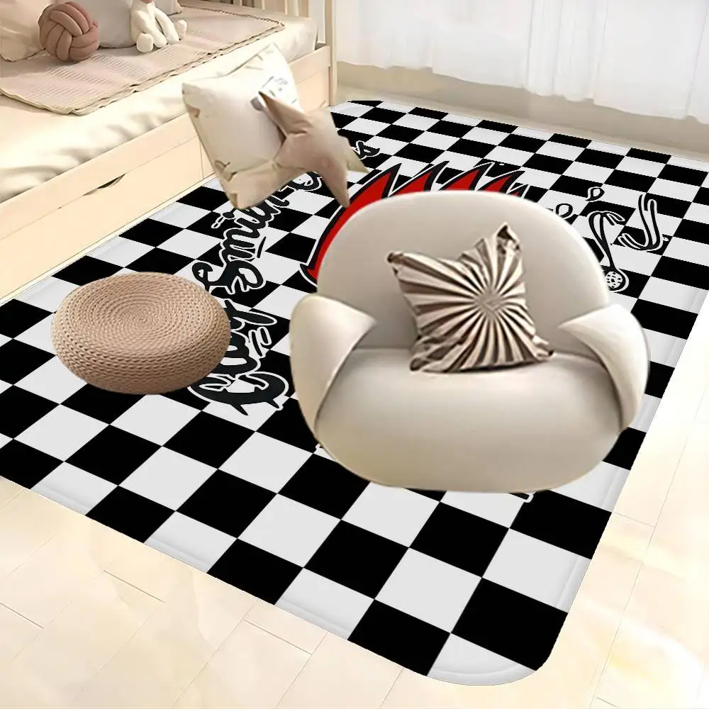 Mr H-Horsepower Clay Smith Floor Mat INS Style Soft Bedroom Floor House Laundry Room Mat Anti-skid Household Carpets
