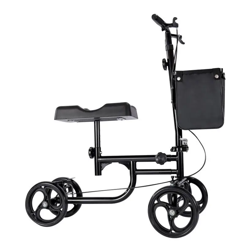 Elderly and Disabled Fracture Walker Trolley Four-Wheel Auxiliary Walking