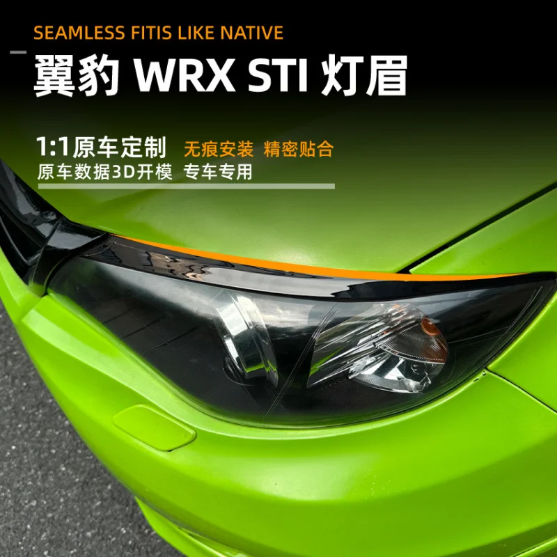 SAAR Suitable for Subaru Impreza WRX STI 07-14 Model Headlight Eyebrow Sticker Exterior Modification