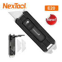 New NexTool Explorer E20 Utility Knife Box Cutter 8-in-1 Multi-tool Innovative Auto Reload Design Mini EDC Tools Built-in Blades