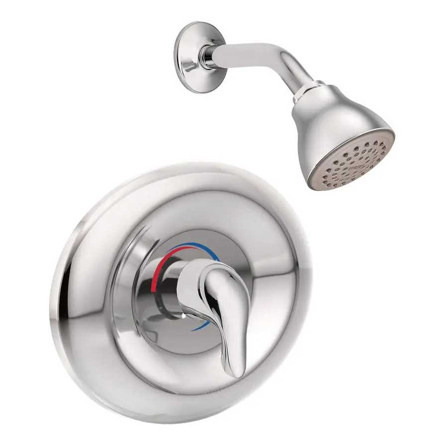 

Chateau Chrome EcoPerformance Shower Trim Set, Featuring Showerhead and Shower Lever Handle with Escutcheon PosiTemp Valve Requi
