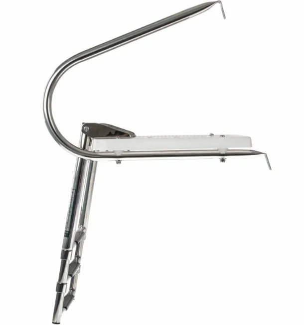 3-Step Stainless Steel Telescoping Marine Boat Ladder