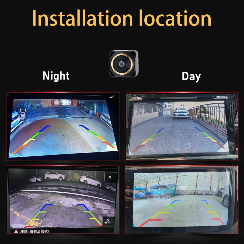 AHD 1080P รถดูด้านหลังย้อนกลับ Trunk Handle กล้องสําหรับ Ford Focus SE ST 2 3 Turnier MK3 C MAX Night Vision Golden กล้องสํารอง