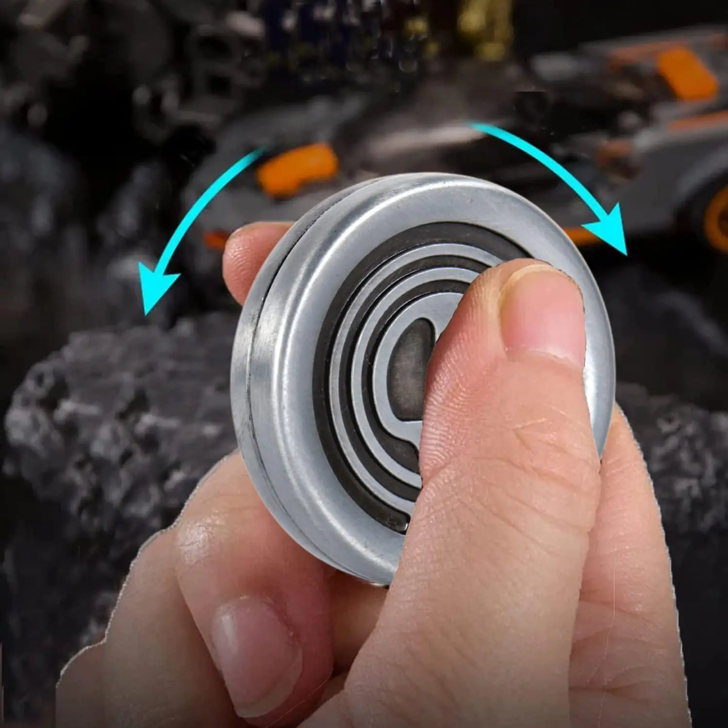 كاب حليب الشيطان ® عملات اللمس المغناطيسية المعدنية EDC ألعاب تململ | ألعاب حسية للتوحد للبالغين | هدايا دوارة لليدين لتخفيف التوتر #4