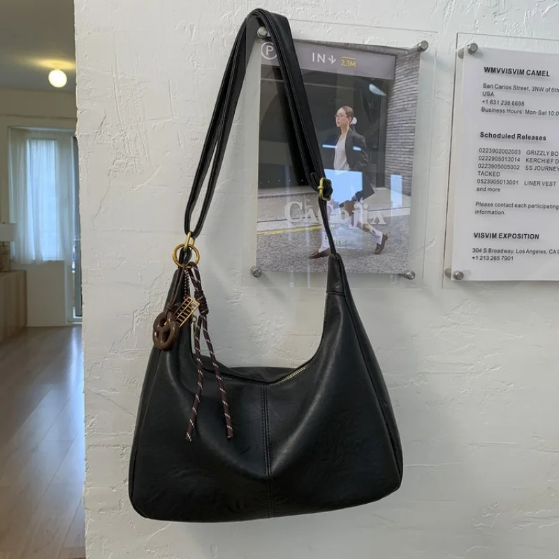 

Popular Classic High-End Leather Women's Crossbody Bag Luxury Brand Fashionable Elegant Vintage Daily Bag