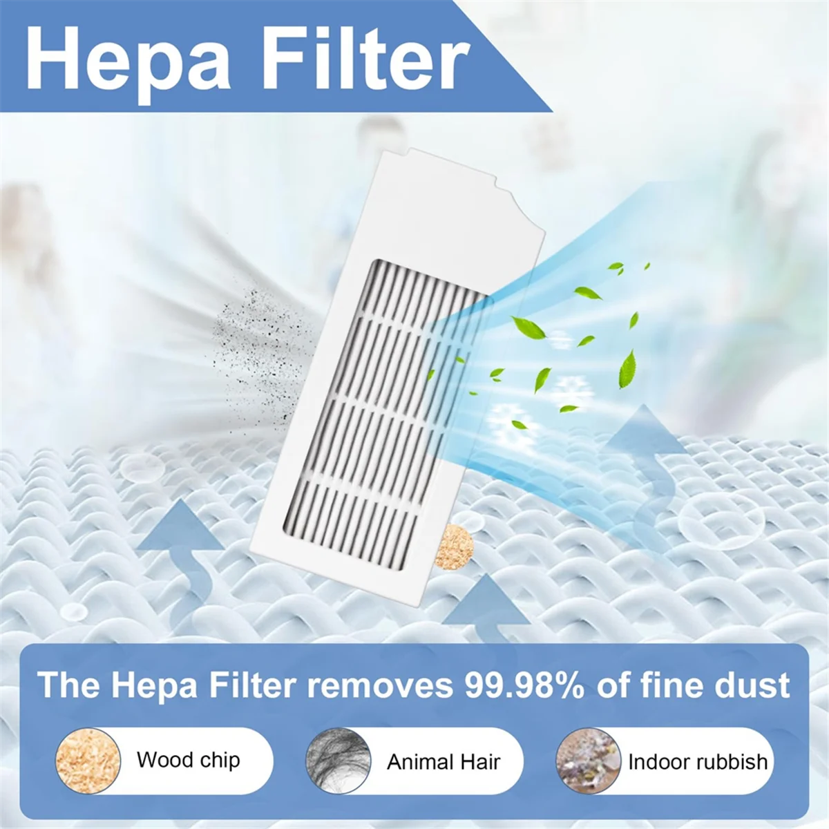 N20/N20 Plus/N20 진공 부착물 교체 부품 세척 가능 필터용 FZFZ 12PCS Hepa 필터