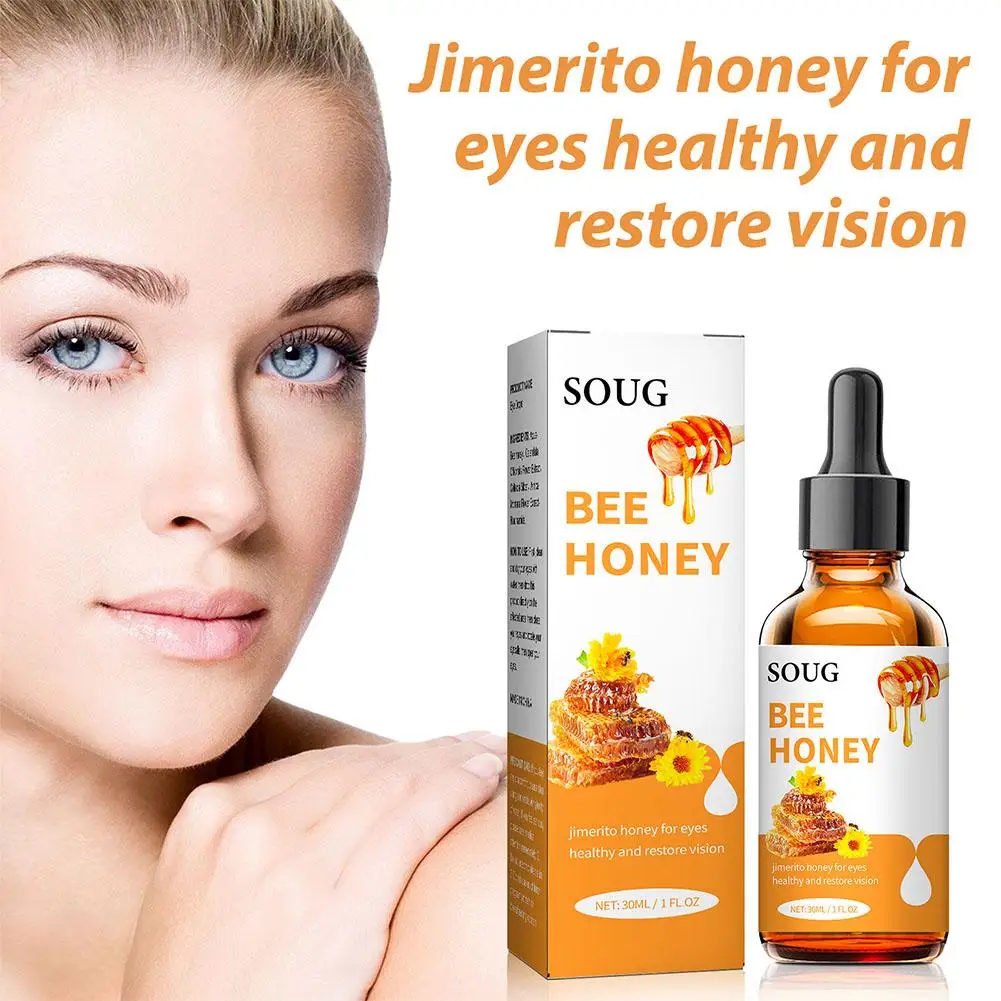 SOUG 30ml Honey Eye Drops Dry Eye Symptom Reliever Drop Multi-symptom Eye Care Products For Fatigue Dry Eyes Blurred Vision New