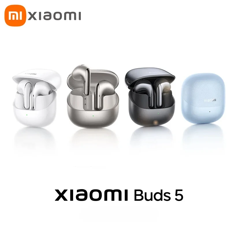 

New Xiaomi Buds 5 Bluetooth Earphones Active Noise Cancelling Earbuds Wireless Headphone With Mic Headset Speaker Accessory Home