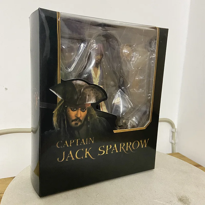 16 cm große Filmfiguren aus dem Film „Fluch der Karibik“, Jack Sparrow Actionfigur, bewegliches Modell, Anime-Sammlung, Spielzeug, Weihnachtsgeschenke – Detail 3