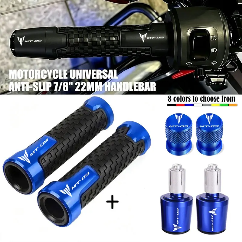 For YAMAHA MT 09 MT-09 MT09 Motorcycle Tire Valve Caps Handle Bar End Cap Engine Oil Filler Cap Brake Cap ABS Protection Guard