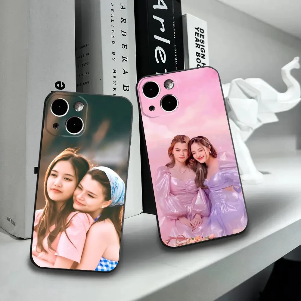 Pink T-Theory Freen Becky Phone Case For iPhone16,15,14,13,12 Mini 11 Pro XR,X,XS,MAX 7,8 Plus Silicone Cover Soft Black