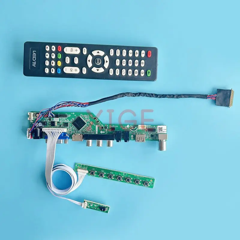 Imagem -01 - Kit Controlador Lcd Driver Board Lvds Faça Você Mesmo 14 Laptop Matrix tv 1366x768 Analógico Usb av Hdmi Vga Claa140wb11a Hsd140phw1 40 Pinos kit controlador lcd driver board lvds faca voce mesmo 14 laptop matrix tv 1366x768 analogico usb av hdmi vga claa140wb11a hsd140phw1 40 pinos 01