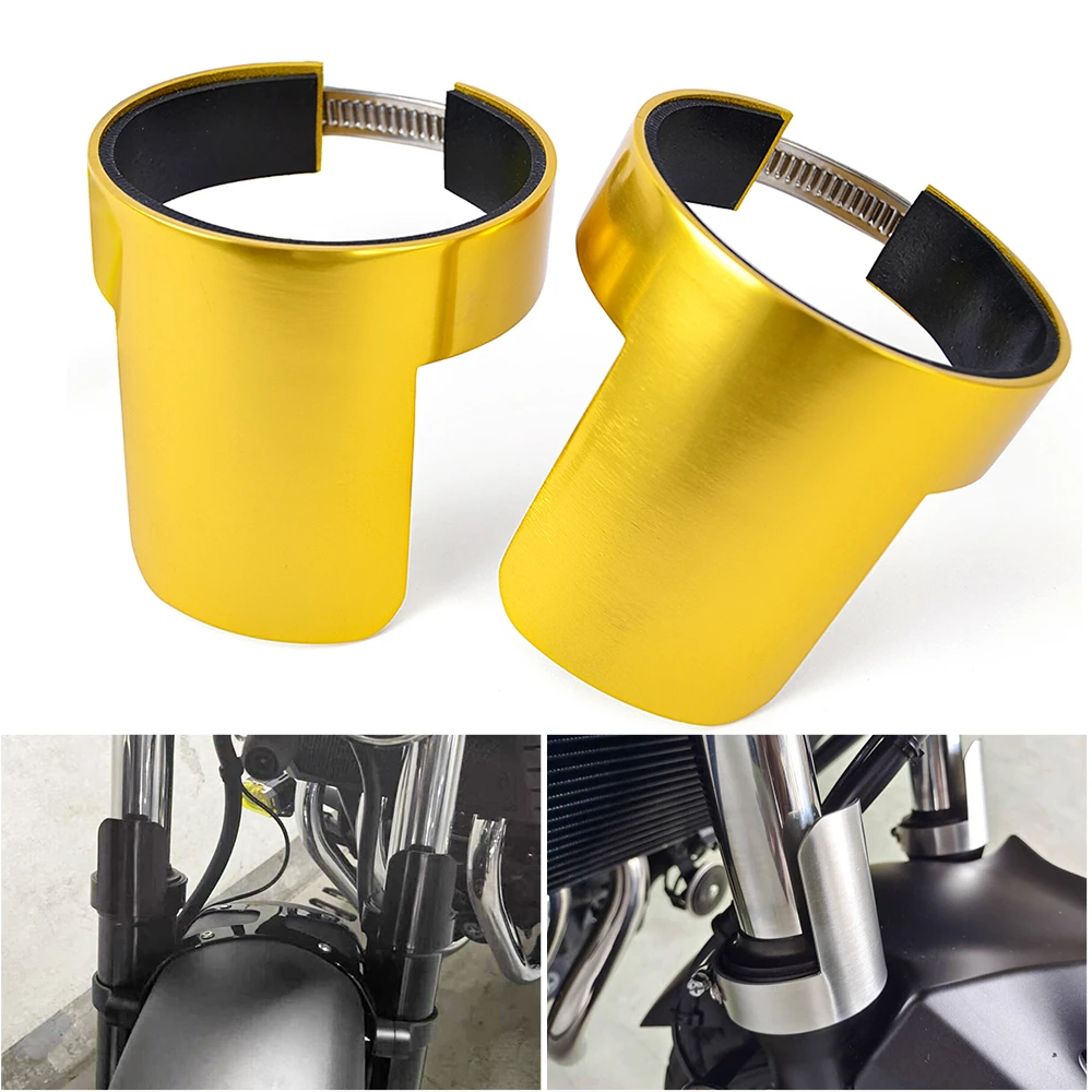 

Front Fork Guard Motorcycle Shock Absorbing Protective Shell Cover Accessories For Honda Universal Model