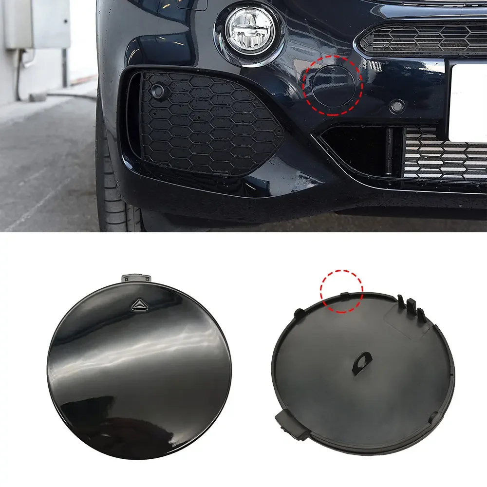 For BMW F15 X5 M Sport 2014 -2018 Front Bumper Trailer Hook Tow Cover Cap Black White 51118060131