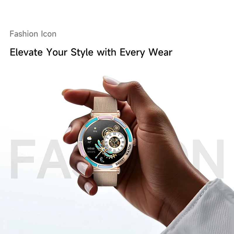 New Women Fashion Smart Watch HD call 100+ Sport Mode Women Heart Rate Blood Pressure Monitor Smartwatch Ladies for Android ios