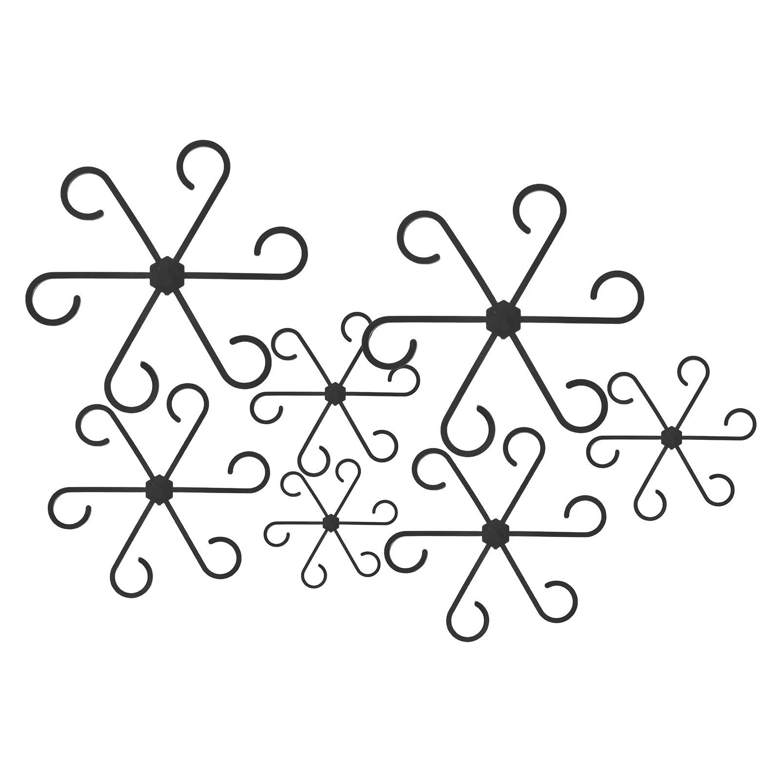 

8Pcs Plastic Plant Support Set Easy Install Adjustable Height Flower Stem Holders for Indoor Balcony Office Use