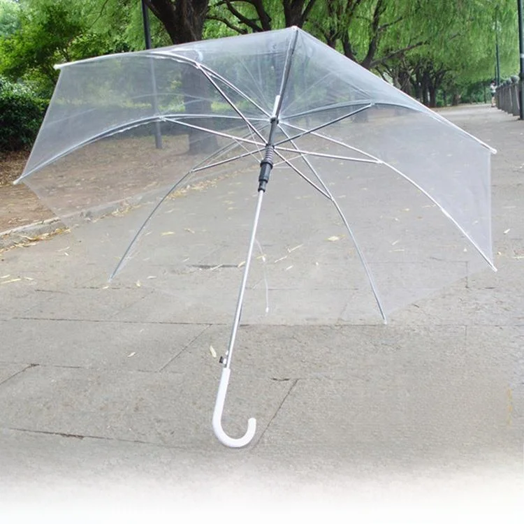 

Прозрачный танцевальный рекламный зонт с длинной ручкой, подарочный зонт «сделай сам», бесплатный прозрачный зонт от дождя для взрослых