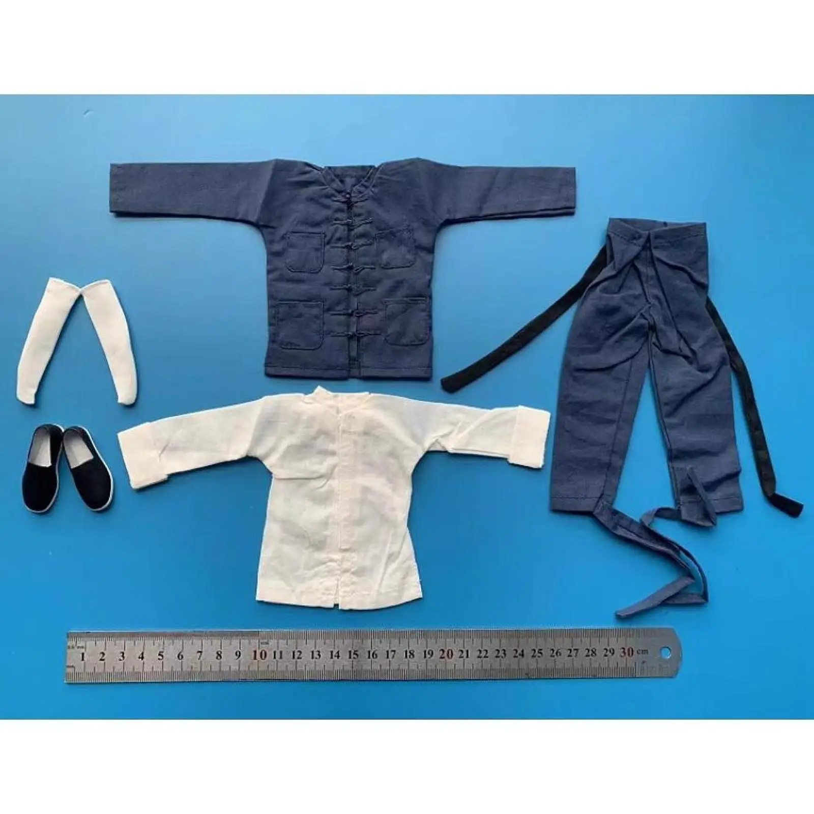 زي تانغ كونغ فو الموحد بمقياس 1/6 لنموذج دمية الجسم مقاس 12 بوصة