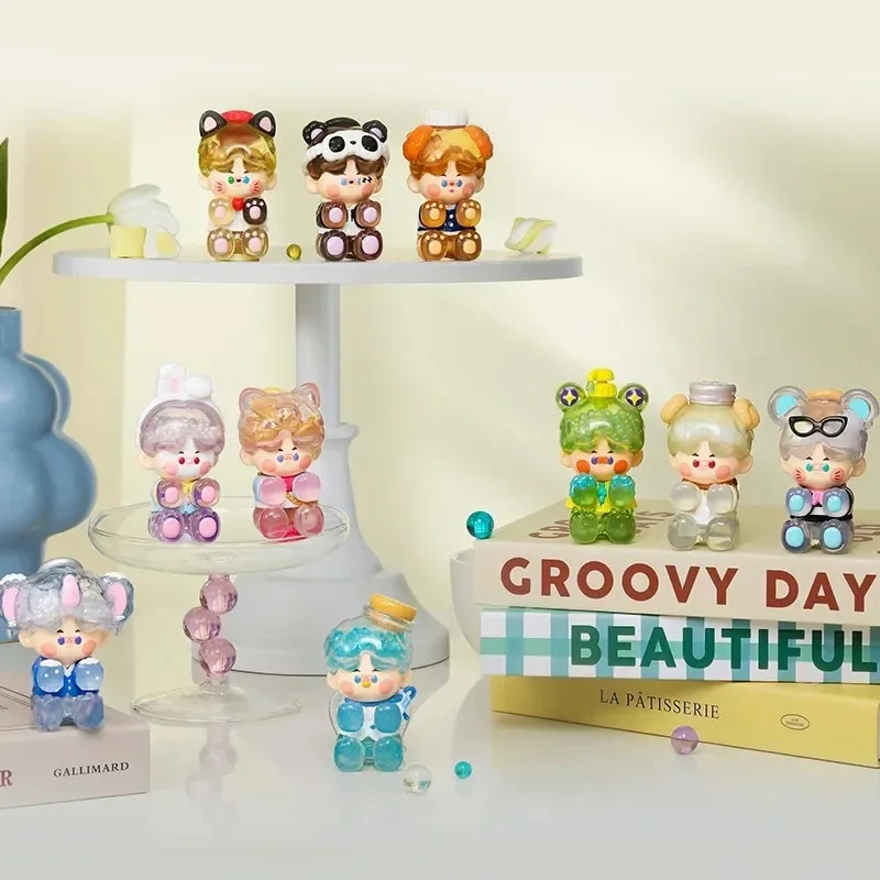 POP MART PINO JELLY 인 유어 라이프 시리즈 블라인드 박스 장난감 귀여운 애니메이션 액션 피규어 데스크탑 장식 서프라이즈 미스터리 박스