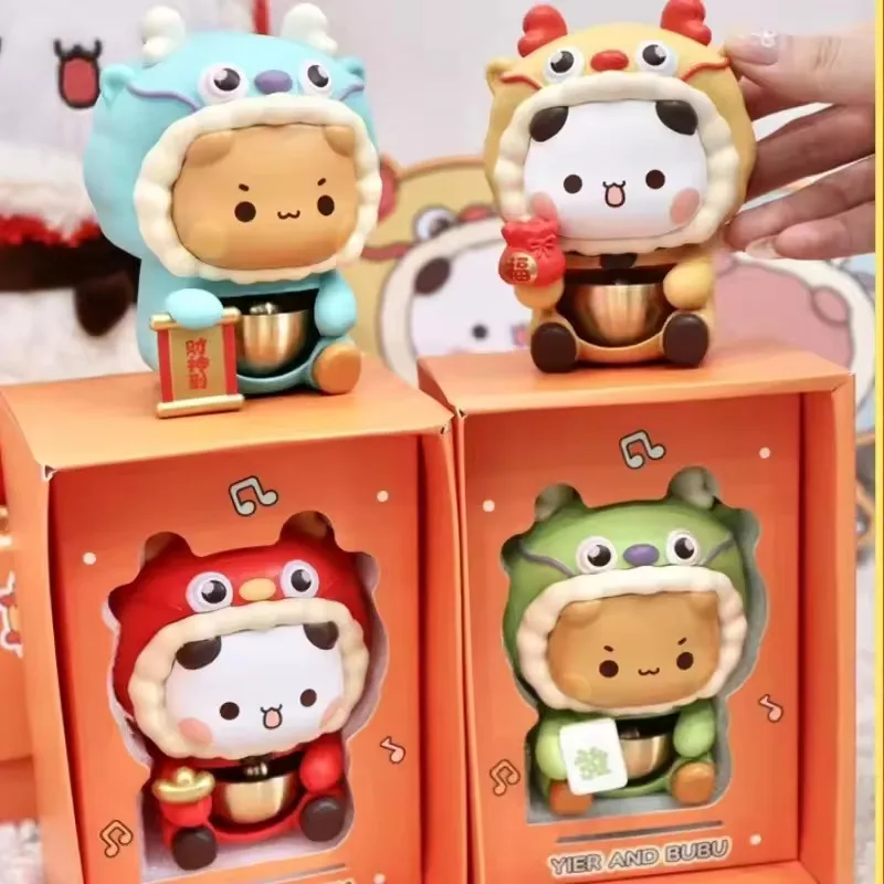 Bubu и Dudu колокольчики, магнитный дверной звонок, аниме-фигурка, модель куклы, дверной звонок, кулон, орнамент, коллекция, колокольчик, декор, игрушки
