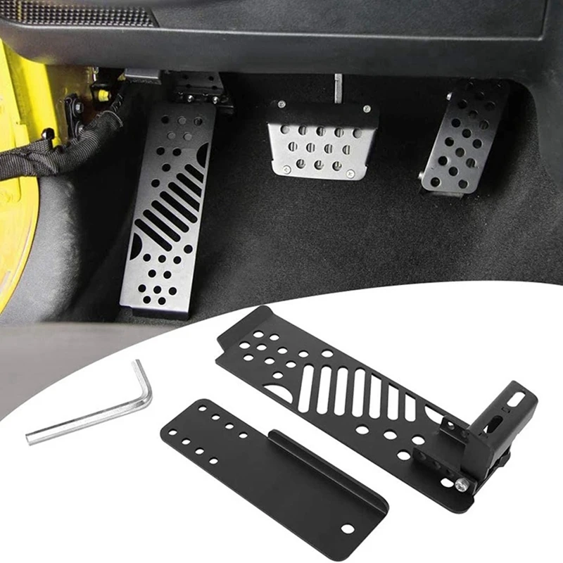 

Upgraded Car Brake Pedal Left Side Footrest Kick Panel For Jeep Wrangler JL JLU 2018 - 2022 Gladiator JT 2020