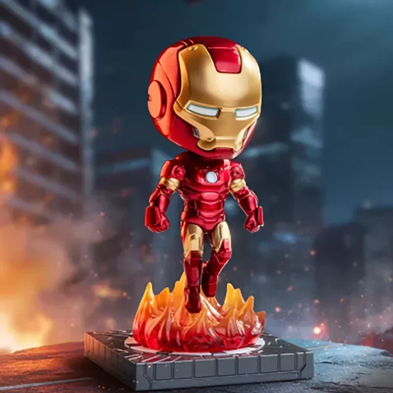 

POP MART IRONMAN A JOURNEY THROUGH ARMORS Серия Blind Box: Коллекционные фигурки-сюрпризы, настольные украшения, аниме-фигурки