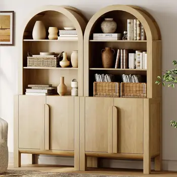Arched Farmhouse Bookcase 1