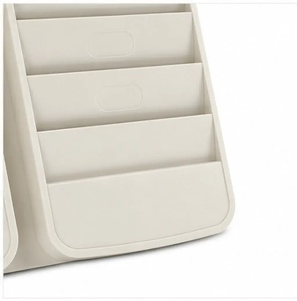 24 Pocket Wall Card Rack Plastic Time Card Holder Wall Mount for Office Hotel Warehouse Attendance Id Access Key Cards Organizer