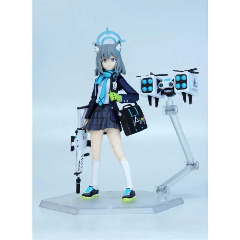 In Stock Original GSC Max Factory Figma 567 Blue Archive Shiroko Sunaookami Anime Action Figure Model Toys Gifts Collectible