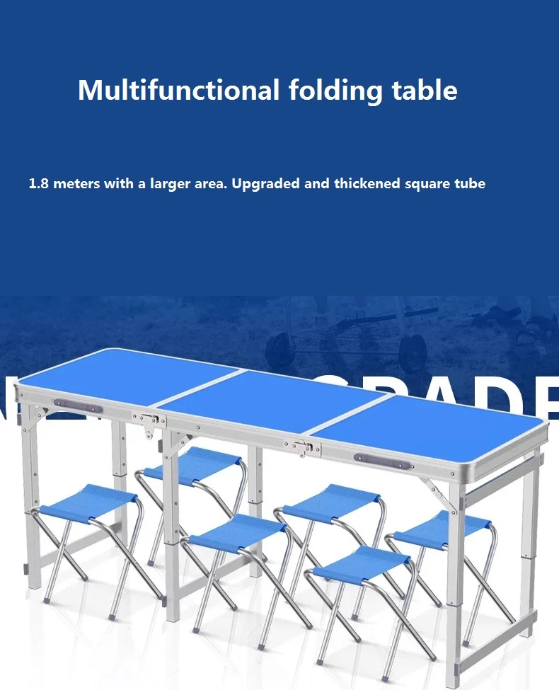 1.8m Simple Portable camping picnics Multifunctional Folding Table