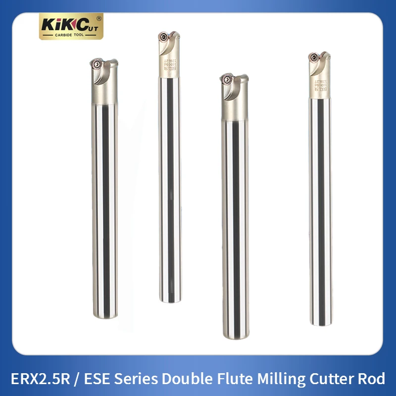 

1PCS Hot Sale ERX2.5R / ESE Tool Rod Series CNC Tool Rod Machining Center Double Flute Milling Cutter Rod