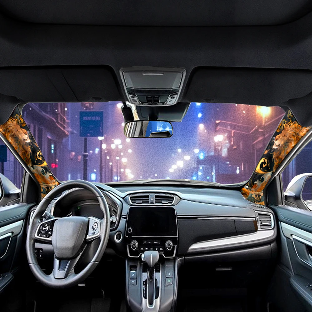 Twelve Constellation Pattern Car Interior Stickers Car AB Pillar Stickers Starlight Theme Car Interior Renovation Enhancement