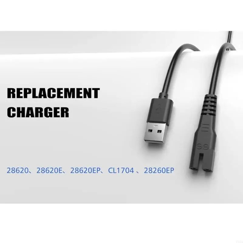 Flexible Charging Cable For 28620E Handheld Pool Vacuum 80CM 5V 2A USB Power Cord Replacement 193A