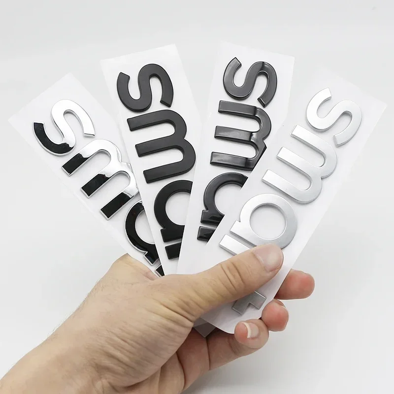 

3D ABS SMART Car Front Head Hood Bonnet Emblem Rear Tail Bumper Trunk Sticker Badge For Mercedes Benz Smart Logo Car Styling