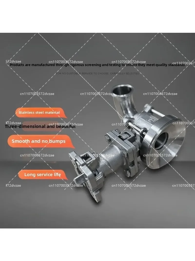 Stainless Steel Manual Discharge Valve for Barrel Bottom High Platform Kettle Tank Bottom Pneumatic Discharge Valve