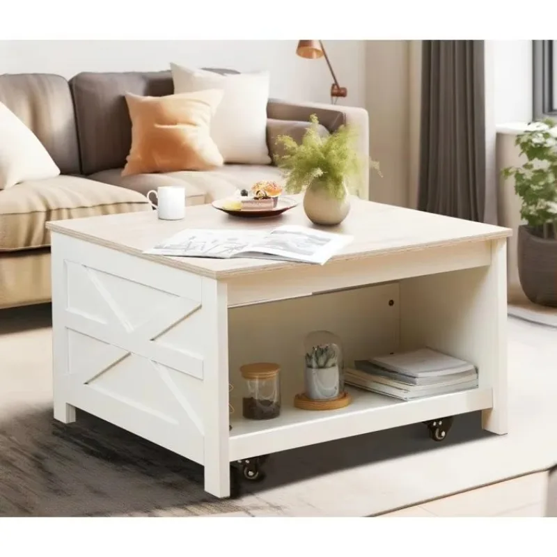 Wohn Möbel Weiße Farbe Holz Wohnzimmer Beistell Tisch Holz Lift Up Top Couch Tisch