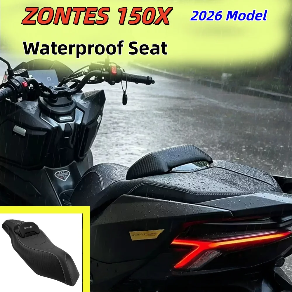For 2026 ZONTES 150X modified seat cushion, waterproof lumbar support, comfort seat pack, seat assembly accessories