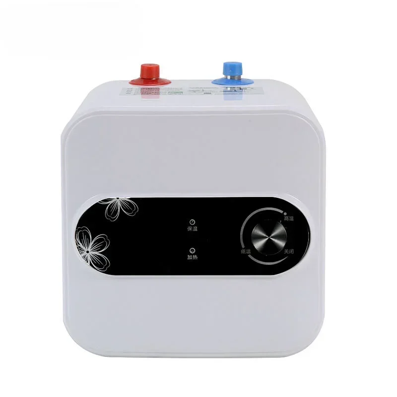 8L Water Storage Instant Electric Water Heater Rapid heat Insulation Digital display Thermostat Knob Control Up Down Water Inlet