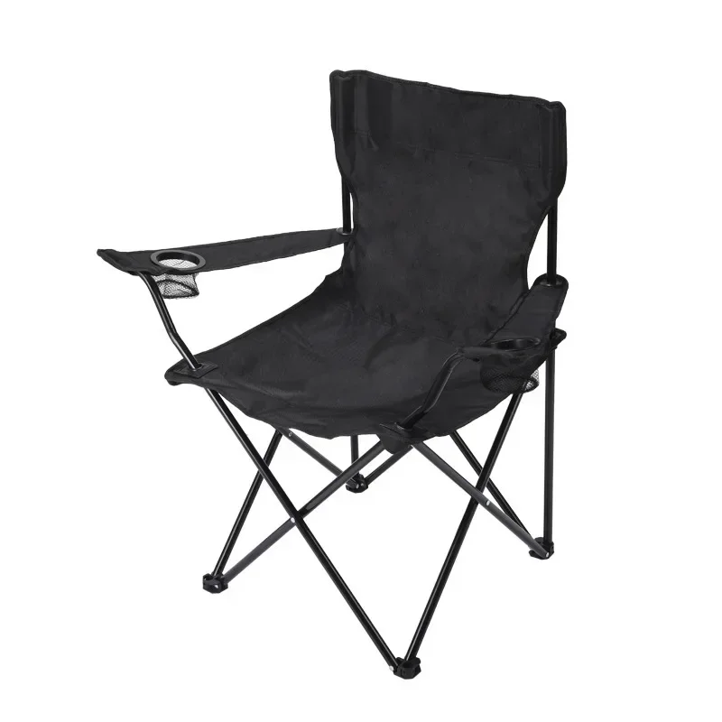 Outdoor camping with armrest folding chair explorer portable fishing stool