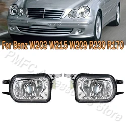 PMFC Fog Light Bumper Driving Foglamp Without Bulb For Benz W203 C230 C240 C320 C350 W215 CL500 CL600 W209 2158200656 2158200556