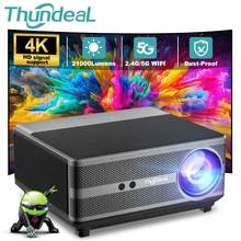 ThundeaL Full HD 1080P Projector TD98 WiFi LED 2K 4K Video Movie Beam TD98W Android Projector PK DLP Home Theater Cinema Beamer