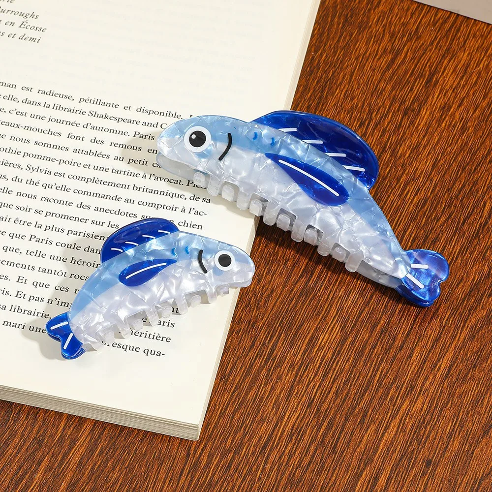 2026 New Fashion Sardine Shark Hair Claw Clip Strong Hold Non Slip for Thick Hair Premium Hair Clip for Women Girls Accessories view 3