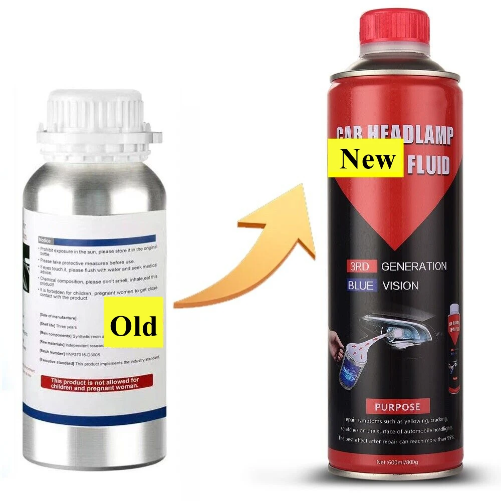 800g Headlight Treatment Repair Liquid Car Headlamp Cleaning Repair Headlights Repairing Liquid For Headlight Renovation