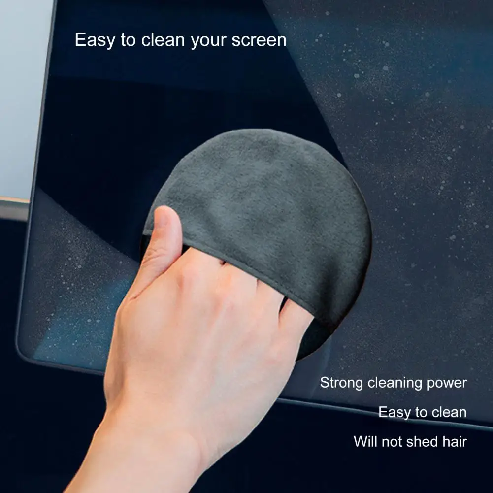 

High Efficiency Cloth Microfiber Screen Cleaner Cloth for Phone Tablet Computer Car Portable Round Square Wiping for Multi-media