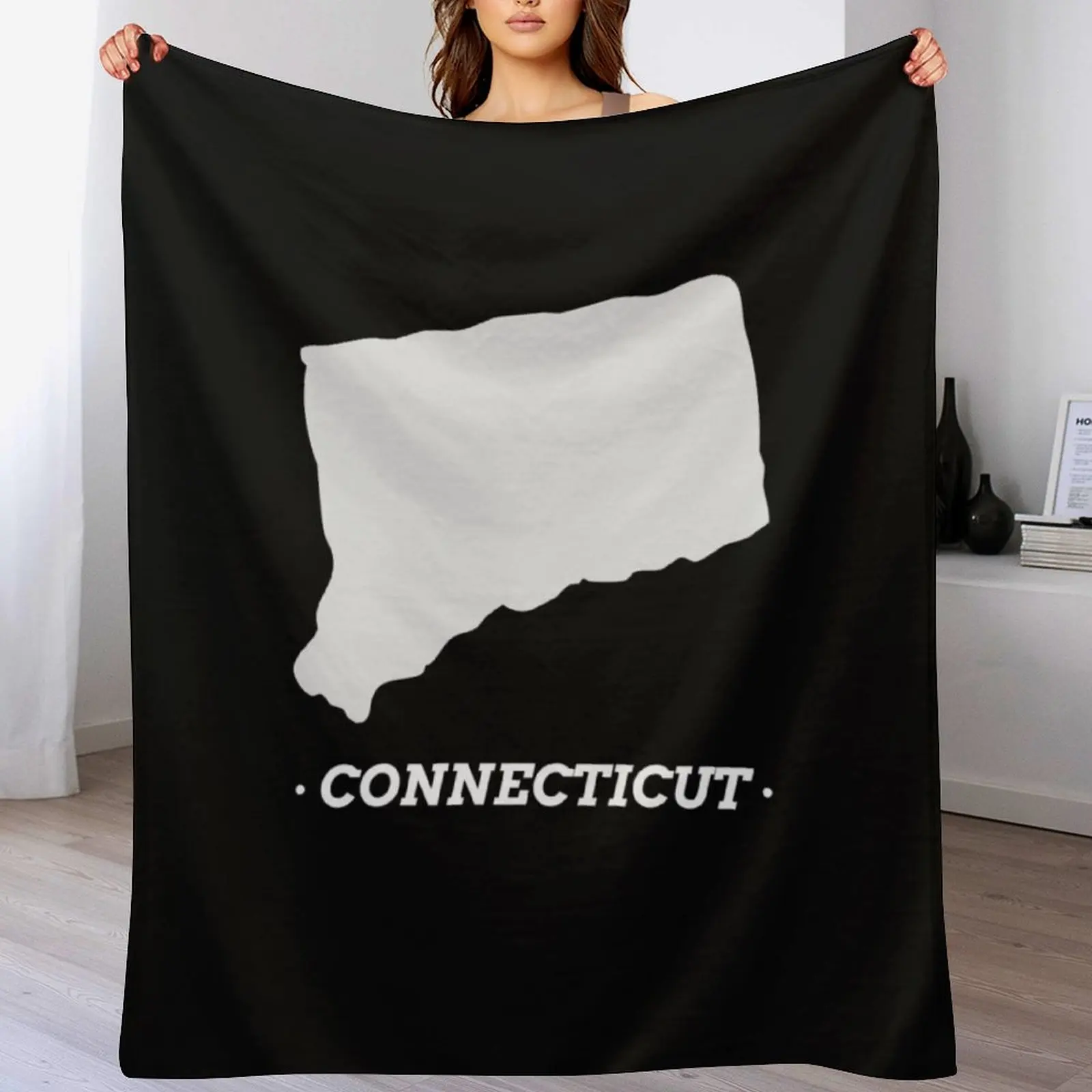 

Home to Connecticut Throw Blanket Foldable Soft Warm Blanket for Outdoor Use
