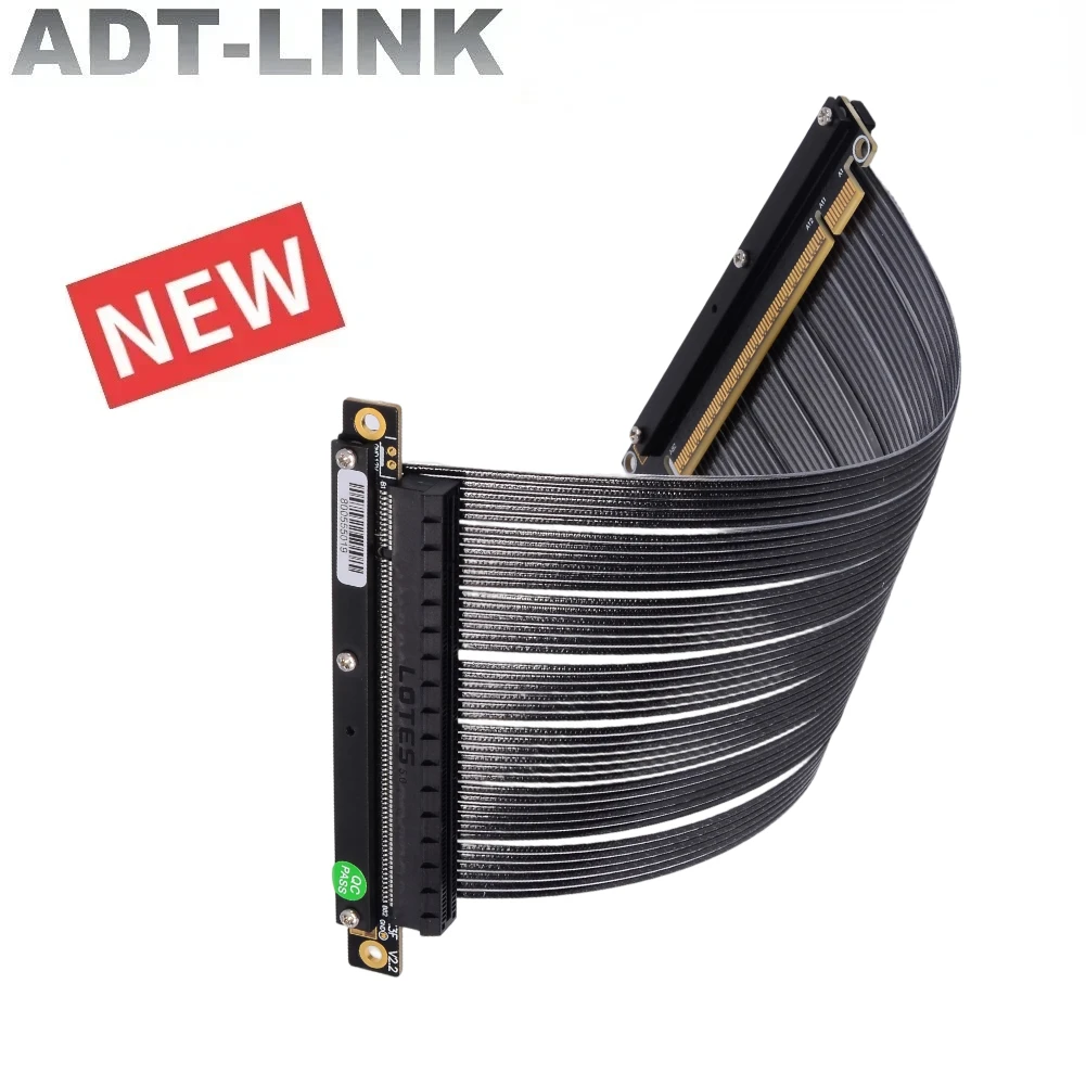 Mini Chassis PCI Express 4.0 X16 Riser Cable Reverse Graphics Video Card Flexible Extension Cable High Speed PCI-E Riser 4.0 16X